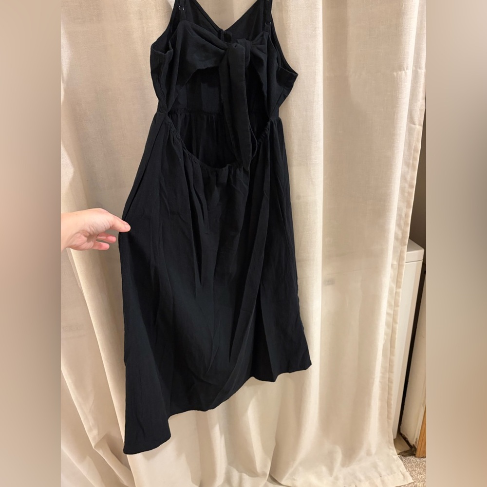 Universal Thread Black Button-Front Spaghetti-Str… - image 4